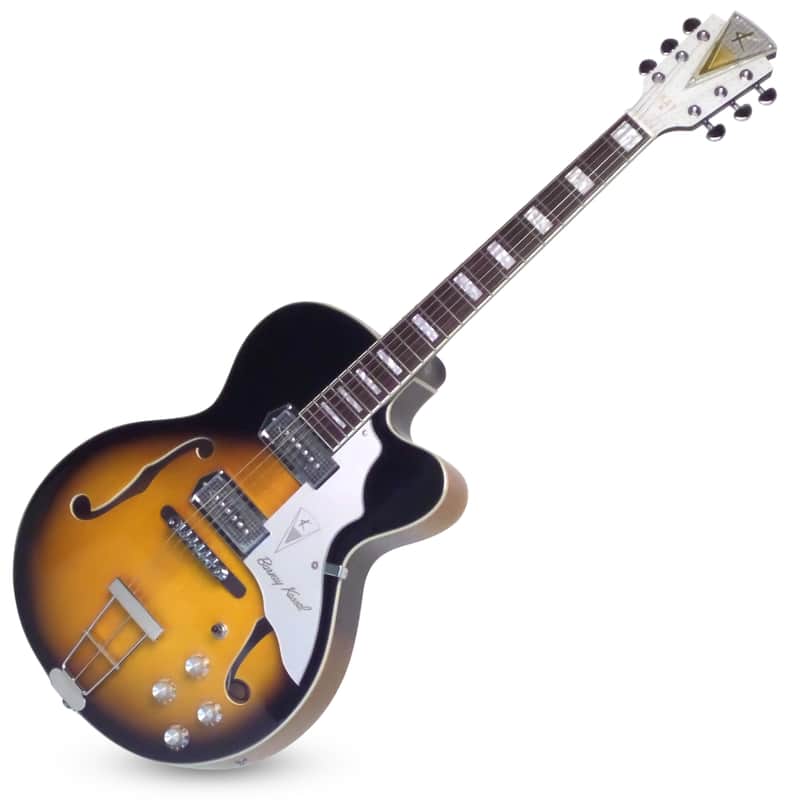 Kay Reissue Barney Kessel Gold "K" Signature Series Artist K6700V - Tobacco Sunburst image 1