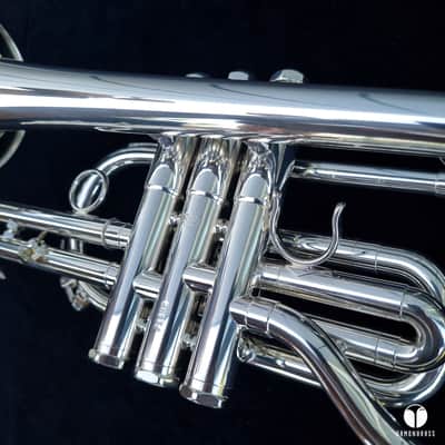Custom Schilke Chicago XA1 English style cornet mouthpiece gamonbrass image 17