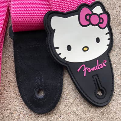 Fender Hello Kitty Guitar Strap 2005 Sanrio Co Pink Rare image 2