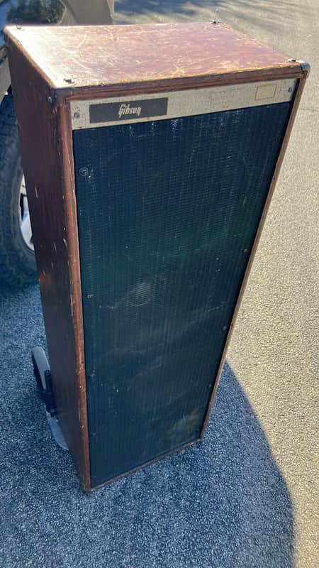 Gibson 4x10 PA Guitar Cab Cabinet - Wood 10j4-7 speakers fender vintage speaker image 1