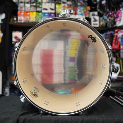 PDP Concept Maple Series 14" Floor Tom w/ Legs - Satin Charcoal Burst | 12x14" image 9