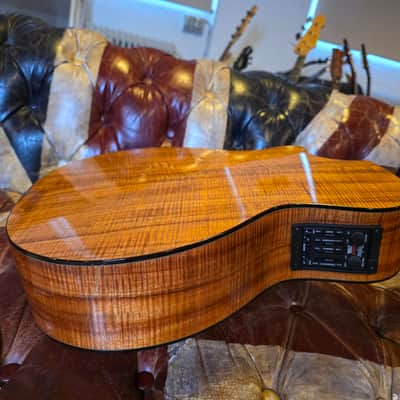 Taylor K-14 CE Koa AAAAA Flame Hawaiian Koa K14 K14ce GA Grand Auditorium Acoustic Guitar image 16