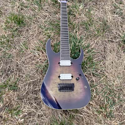 Ibanez RGIX7FDLB-NLB Iron Label 2018 - 2019 - Northern Lights Burst image 12