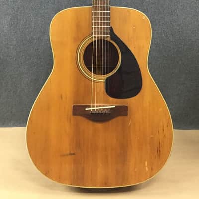 Yamaha FG-180 Red Label Vintage 1966-1971 Natural Made in Japan Acoustic Guitar Spruce Top Mahogany image 1