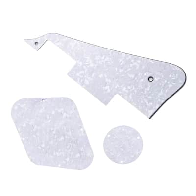 Les Paul Pickguard and Control Covers - White Pearl image 1