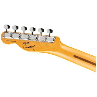 Fender Stories Collection Mike Campbell Red Dog Telecaster® Electric Guitar - Maple Fingerboard - Red Dog Red image 7