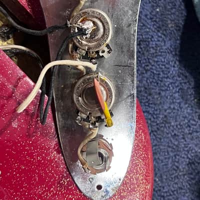 Fender Jazz Bass Red Sparkle Refin 1964 image 13