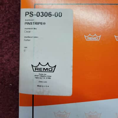 Remo 6-Inch Weather King w/Pinstrip - Clear - PS-0306-00 image 3