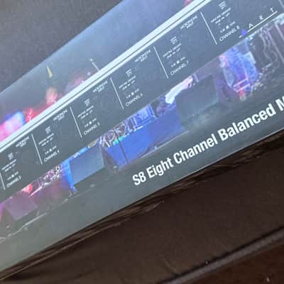 ART S8 Rackmount 8 Channel Microphone Splitter 2009 - Present - Black 1 of 2 image 1