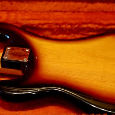 1983 Fender Precision 1962 Fullerton Reissue two tone sunburst OHSC image 7