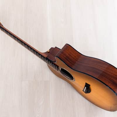 2022 Taylor Custom Grand Auditorium Acoustic Electric Guitar Adirondack Spruce + Mahogany image 14