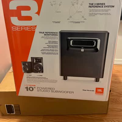 JBL LSR310S 10" Powered Studio Monitor Subwoofer Speaker 2010s - Black image 8