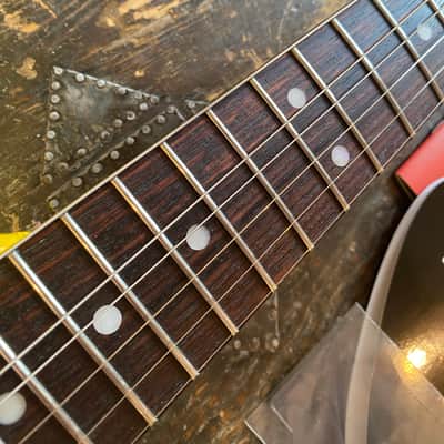 Fender Japan Limited Edition Jaguar FSR Graffiti Yellow, Alder Body Rosewood Board MIJ image 8