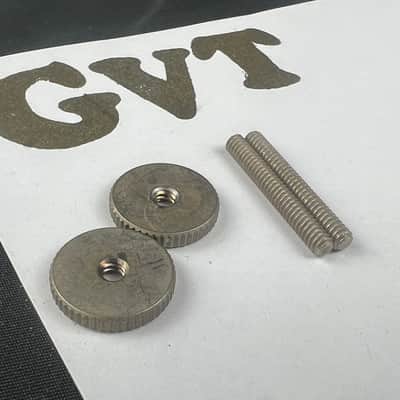 Faber  59 ABR Brass! Studs and Brass! Thumbwheel Kit, (pair) nickel plated Aged  Brass nickel plated image 3
