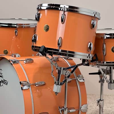Gretsch 22/13/16/6.5x14" USA Custom Drum Set - Exclusive Cameo Coral Gloss Lacquer image 1