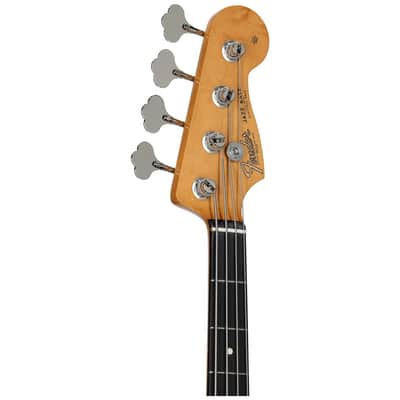 Fender Vintera II '60s Jazz Electric Bass, Rosewood Fingerboard (with Gig Bag), Black image 7