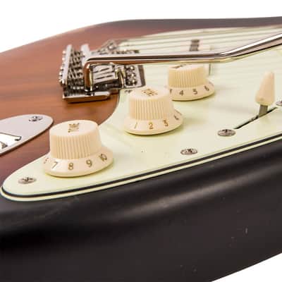 Vintage Icon Series V6MRSSB Distressed - SSS, Sunset Sunburst image 5