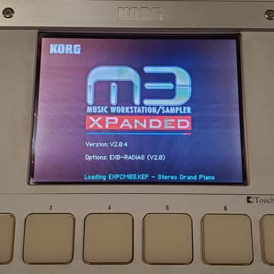 Korg M3-M XPanded + EXB Radias MMT synth piano Karma sound module sampler M3M Expanded White M3-M image 2