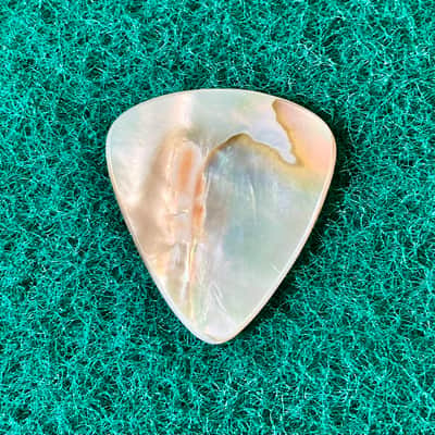 Abalone seashell guitar pick-1.3mm, classic size & shape… by BeachSidePicks image 1