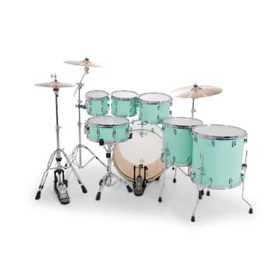 Gretsch CM2-E627 Catalina Maple Set Seafoam Green - Drum Shell Set image 4