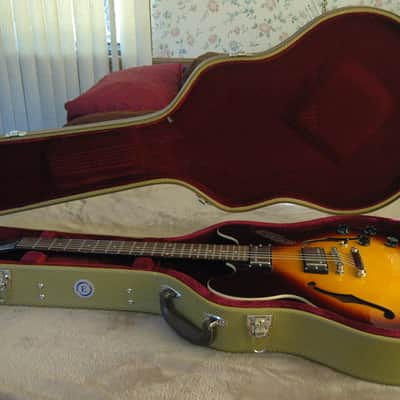 Epiphone Dot Vintage Sunburst image 9