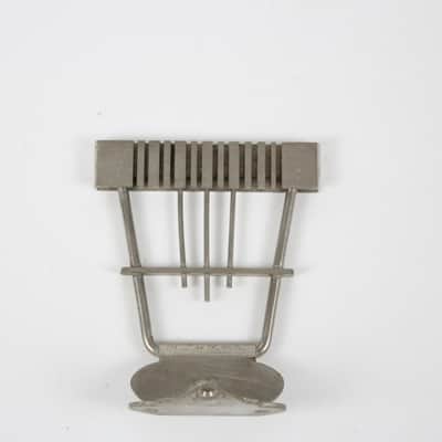 1950-1960's Vintage Hofner 12-String Trapeze Tailpiece Nickel All Original image 3