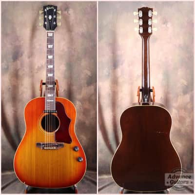 Gibson 1969 J-160E Cherry Sunburst image 1