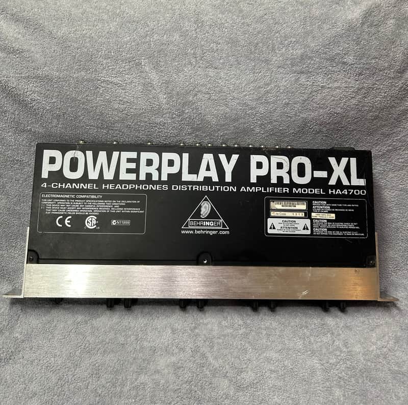 Behringer Powerplay Pro-XL HA4700 4-Channel Headphone Amplifier 2010s - Standard image 1