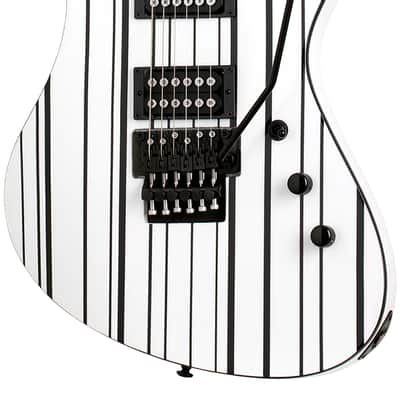 Schecter Synyster Standard Gloss White with Black Pinstripes image 1