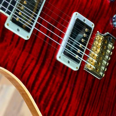 PRS Wood Library McCarty 594 Tremolo 10-Top Electric Guitar - Red Tiger image 4