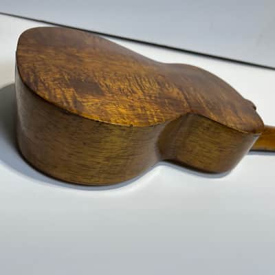 Vintage M Nunes Hawaiian Ukulele Koa Rare Vintage image 8