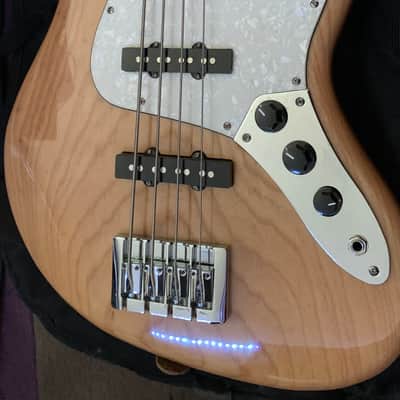 SX (Essex) VTG Custom Build Jazz Bass (SJB75/NA) 2015 Glossy Southern Swamp Ash image 2