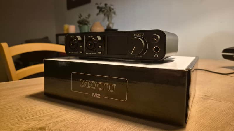 MOTU M2 USB-C Audio Interface 2019 - Present - Black image 1