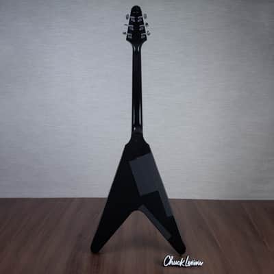 Gibson Custom Shop Kirk Hammet 1979 Flying V Electric Guitar - Ebony - #KH109 image 6
