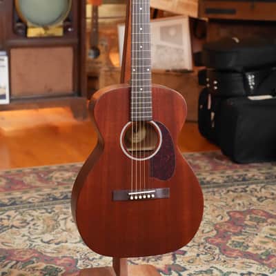 Guild M-20 Natural All African Mahogany Concert Acoustic Guitar #0317 image 5