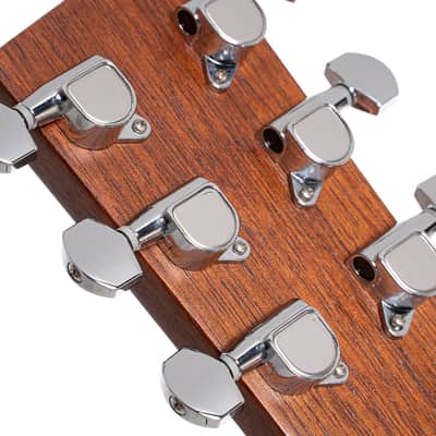 Cort ADMINIOP Standard Series Dreadnought 3/4 Size Mahogany Neck 6-String Acoustic Guitar w/Gig Bag image 9