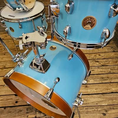 Drum Kit Tama Club JAM, Aqua Blue Includes Gigbags USED! RKCLM280726 image 6