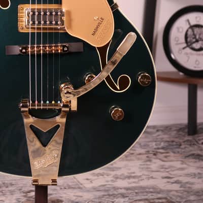 Gretsch Synchromatic Nashville Hollow Body - Ebony Fingerboard, Cadillac Green image 3