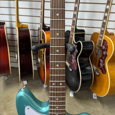 Squier Limited Edition Affinity Series Jaguar - Mystic Seafoam - B Stock image 3