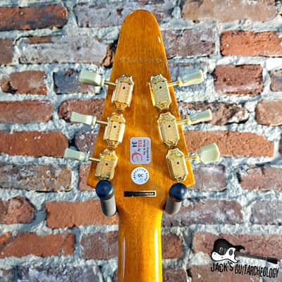 Epiphone Joe Bonamassa Signature '58 Amos Arthur Korina Flying V w/ OHSC (2017 - Natural Korina) image 12
