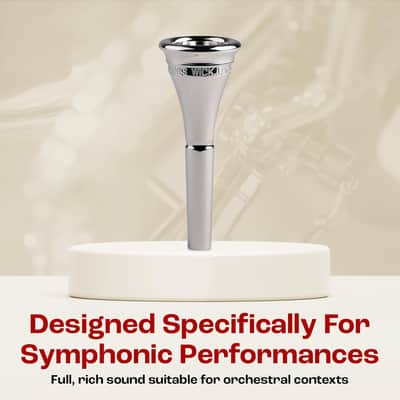 Denis Wick French Horn Narrow Rim Classic Mouthpiece Silver Plated 7N | Cup 17mm | Rim 3.85mm image 7