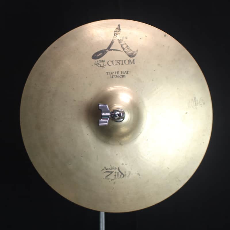 Used Zildjian 14" A Custom Hi Hats - 1098g/1327g (video demo) image 1