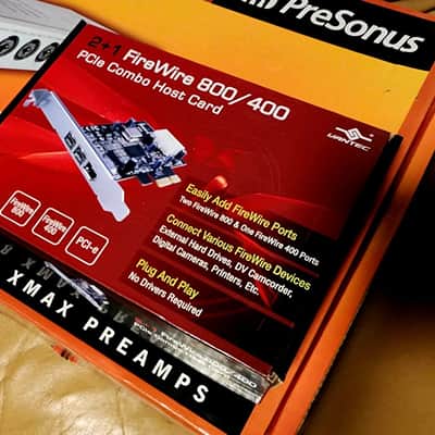 PreSonus Firewire Project Minty w/ Box and FireWire 800/400 PCIe Host Card / Free Shipping! image 5