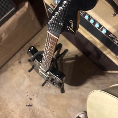 1962 Fender Jaguar Reissue- Piano Black image 3
