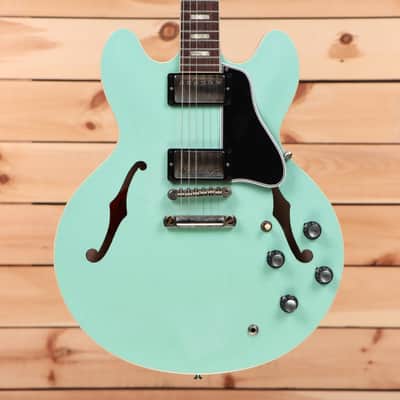 Gibson PSL 1964 ES-335 Ultra Light Aged - Kerry Green Two Tone-130635 image 2