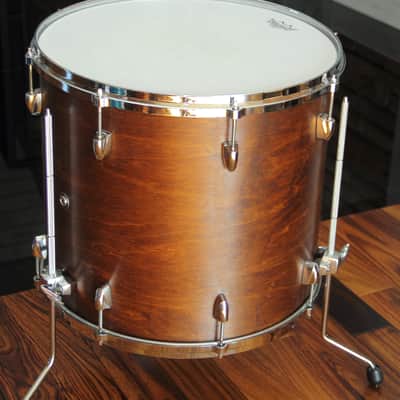 Yamaha Maple Custom Absolute - vintage black 18" floor tom image 6