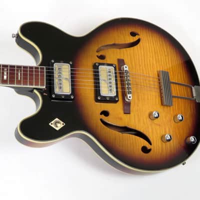 1968 Harmony Meteor H-60 Left Handed - Sunburst Finish - Super Flame! Lefty! image 5