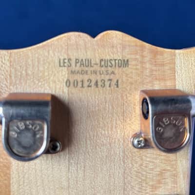 1976 Gibson Les Paul Custom Natural Vintage All Original Norlin Era USA image 6
