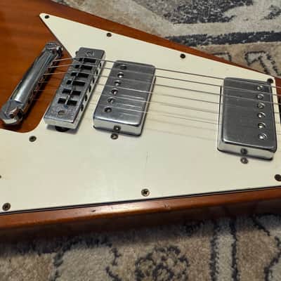 Gibson Rare Vintage 1974 Flying V Stop Bar Tailpiece Triangle Knob Layout 1970's image 7