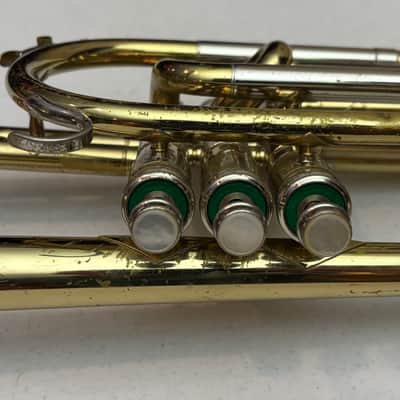 King / H.N. White Cleveland Superior Cornet— Early 1960s — Very Good, Case & Brushes image 15